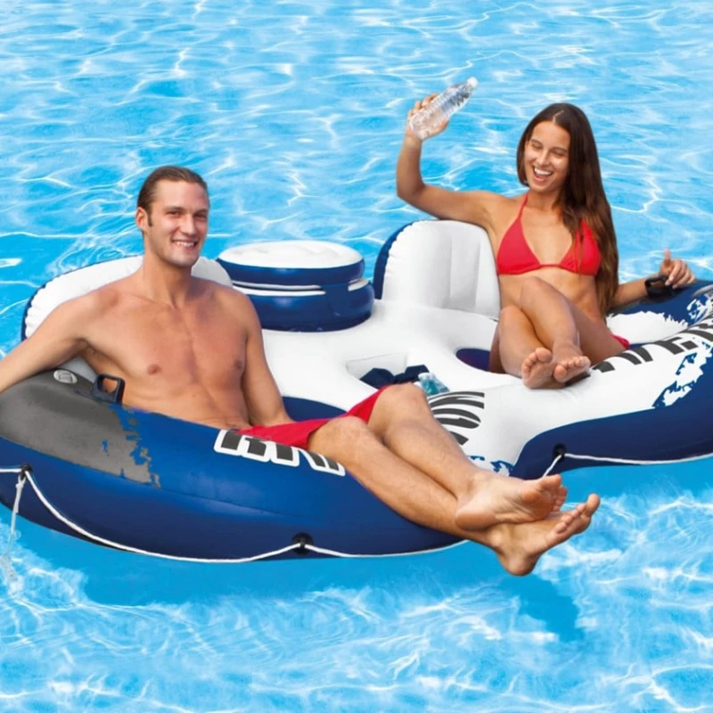 Надувной водный шезлонг Intex RAX-58837001 River Run II Sport Lounge, 243 x 157 см Надувной водный шезлонг Intex RAX-58837001 River Run II Sport Lounge, 243 x 157 см