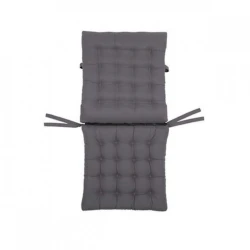 Подушка для стула Oeko-Tex Lavanda Gold, 45x95 см, микрофибра, черная
