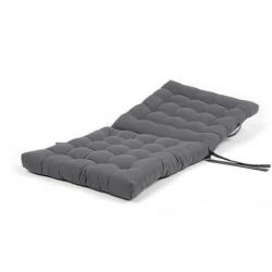 Подушка для стула Oeko-Tex Lavanda Gold, 45x95 см, микрофибра, черная