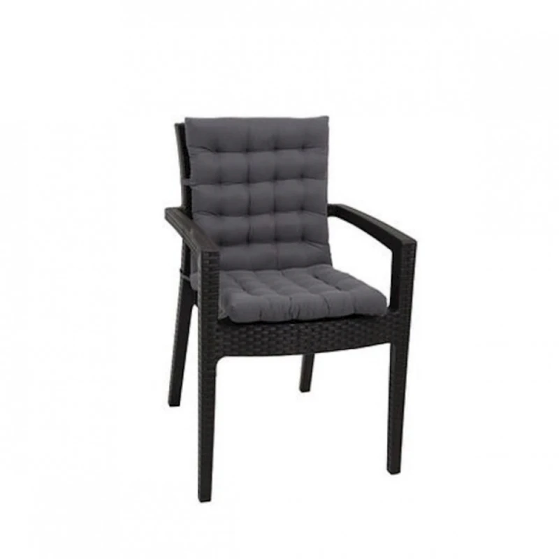 Подушка для стула Oeko-Tex Lavanda Gold, 45x95 см, микрофибра, черная Подушка для стула Oeko-Tex Lavanda Gold, 45x95 см, микрофибра, черная