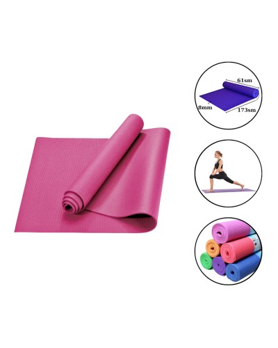 Yoqa üçün mat Yoga mat 1065/1, çəhrayı