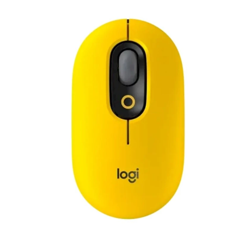 Мышь Logitech Wireless POP Mouse with emoji Yellow