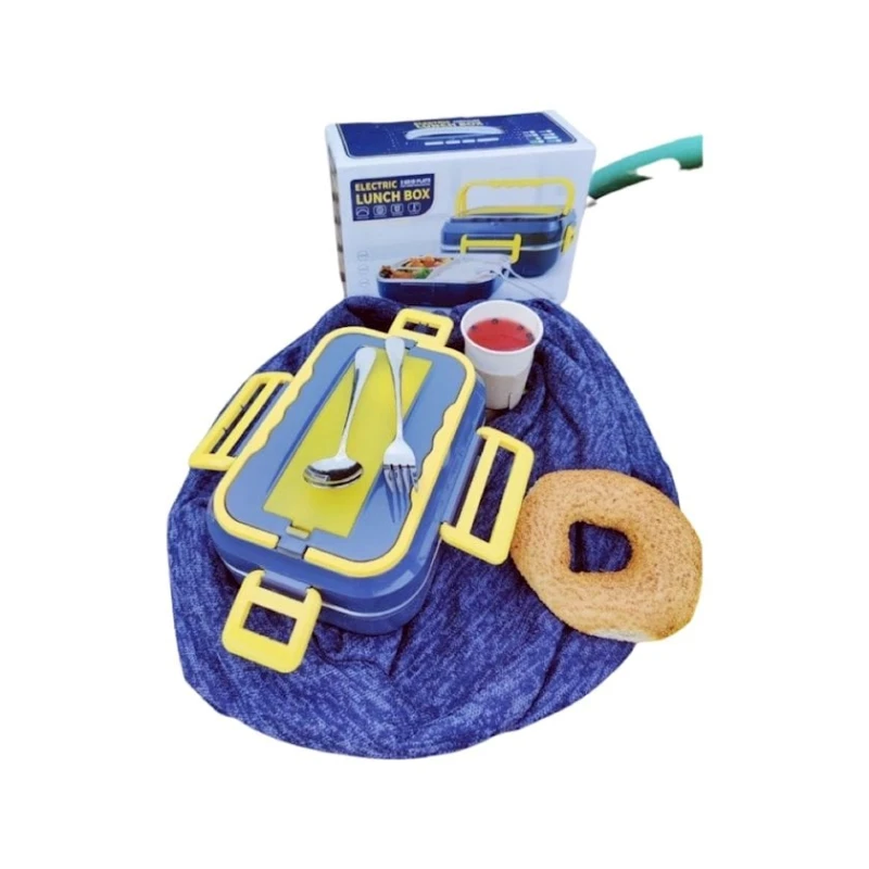 Lanç-boks DFC-C21_G, 1 l, isidici ilə, plastik, göy