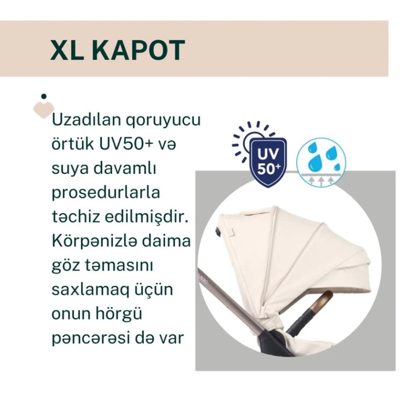 Детская коляска Chicco Bellagio Amber Glow, черная/бежевая, 106x82x55 см, 0+ месяцев