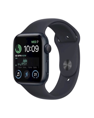 Ağıllı saat Apple Watch SE 2 2022 GPS 44mm Midnight Aluminium Case with Midnight Sport Band Regular (MNTG3LL\A)