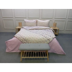 Комплект постельного белья Elegant SHA-00002675, пододеяльник 200x220 см, простыня 220x240 см, наволочки 50х70 см x 2 шт, двуспальный, разноцветный