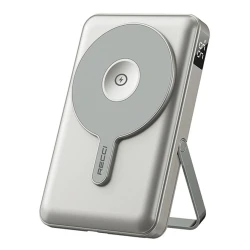 Внешний аккумулятор Recci RPD-W27 10000mAh Silver Внешний аккумулятор Recci RPD-W27 10000mAh Silver