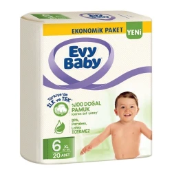 Детские подгузники Evy Baby 6 XL, для всех, 20 шт