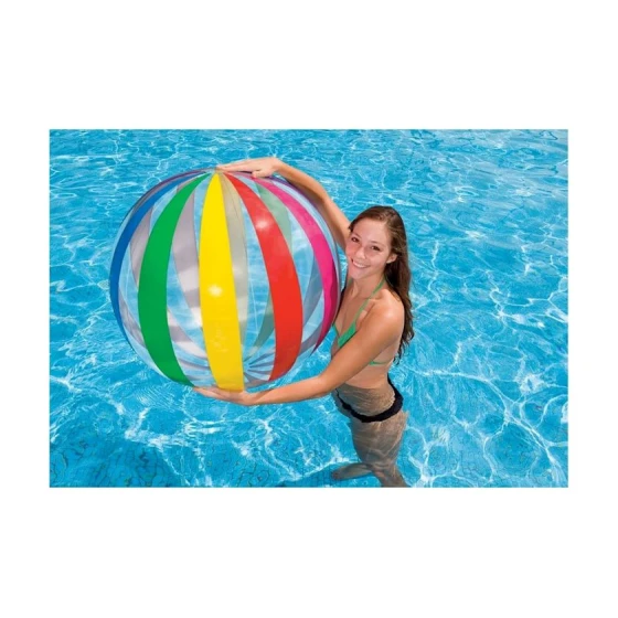 Пляжный мяч Intex 59065, 107 см, разноцветный Пляжный мяч Intex 59065, 107 см, разноцветный