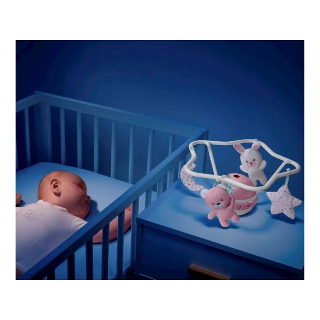 Детский мобиль Chicco Rainbow Cot Mobile, розовый