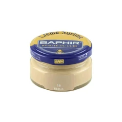 Крем Saphir Crème Surfine 16 Beige для обуви из гладкой кожи, бежевый, 50 мл