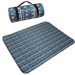 Пляжный коврик, непромокаемый, 200x200 см, синий Пляжный коврик, непромокаемый, 200x200 см, синий