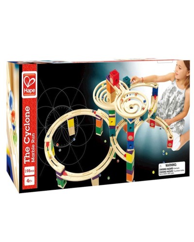 İnkişaf etdirən oyun Hape Quadrilla Marble Court The Cyclone, 4+ yaş