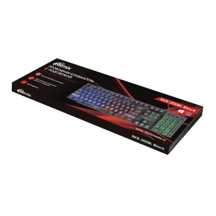 Клавиатура Ritmix RKB-200BL черная Клавиатура Ritmix RKB-200BL черная