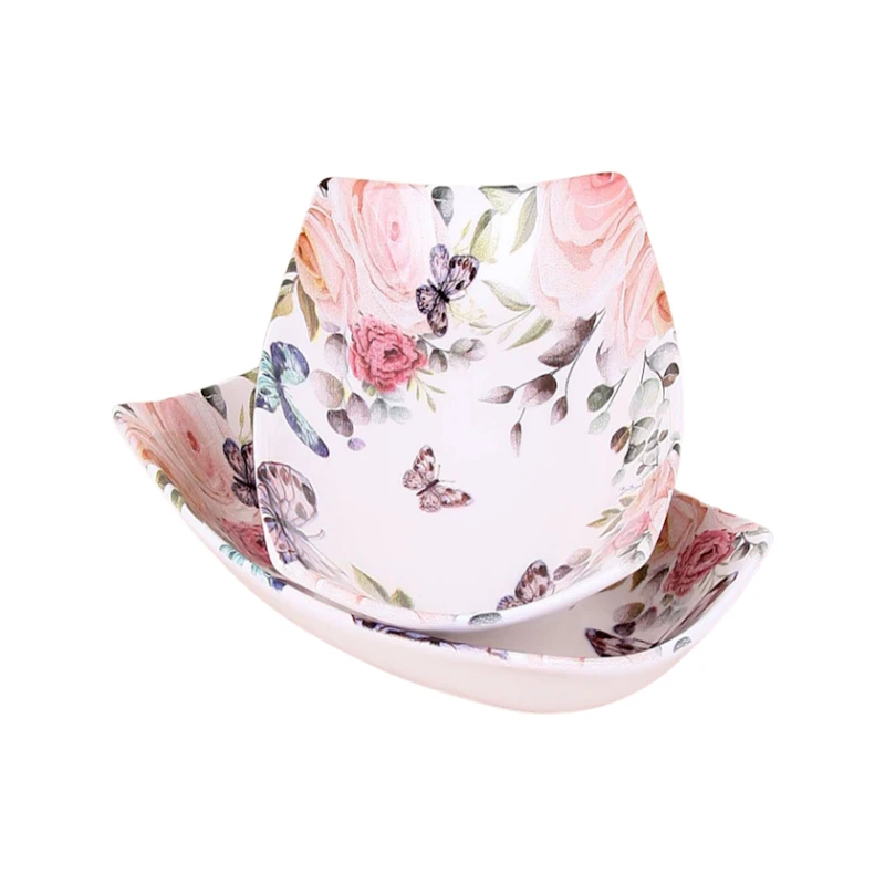 Boşqablar dəsti Sufra TSA-2415, 2 parça, keramika, çəhrayı Boşqablar dəsti Sufra TSA-2415, 2 parça, keramika, çəhrayı