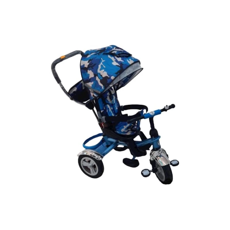 Uşaq üçün üçtəkərli velosiped 1202, 1-3 yaşa qədər, göy