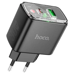 Сетевое зарядное устройство Hoco CS42A 30W, Черный Сетевое зарядное устройство Hoco CS42A 30W, Черный