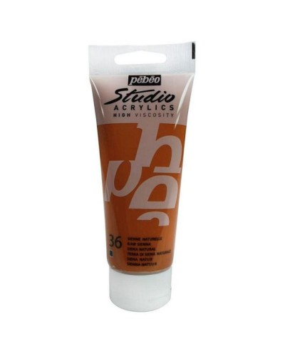 Akril boya Pebeo Studio Acrylics Raw Sienna, təbii siyena, 100 ml