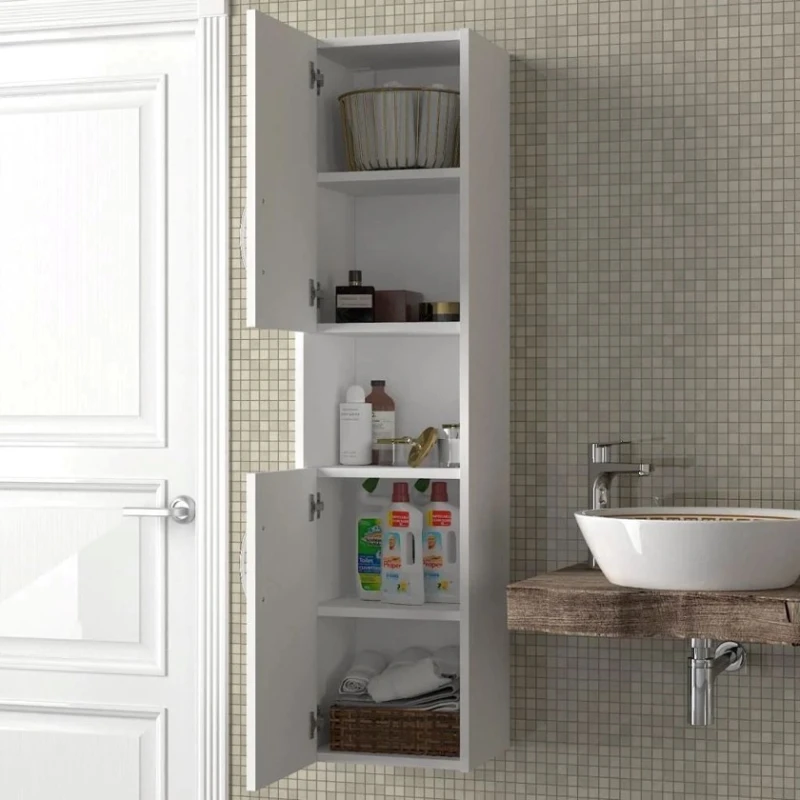 Стеллаж Ev Plus Bilion, 140x35x30 см, ЛДСП, белый