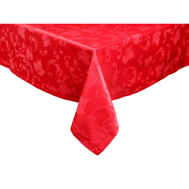 Скатерть Porland Brook 04STY007502, прямоугольная, 150x250 см, красный