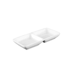 Менажница Wilmax WL‑992415/A, квадратная, 14.5х7.5 см, фарфор, белый