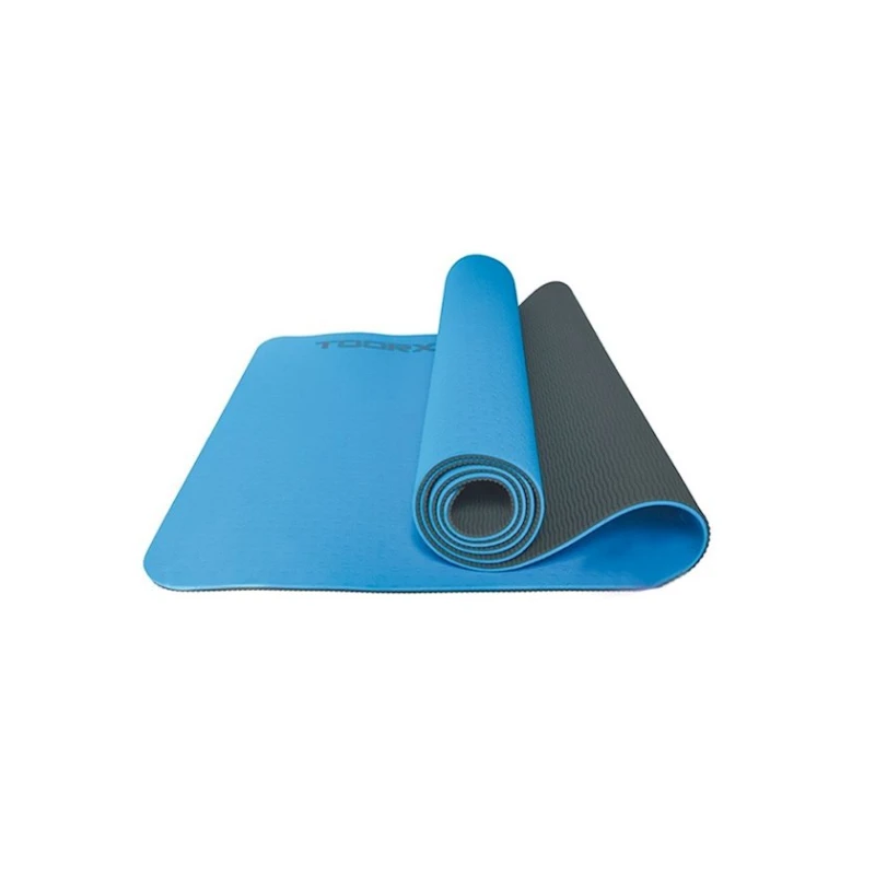 Fitness və yoga üçün mat Toorx MAT-183, mavi, 183 sm x 60 sm