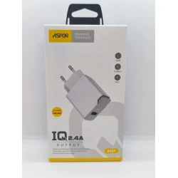 Сетевое зарядное устройство Aspor USB-Lightning Сетевое зарядное устройство Aspor USB-Lightning