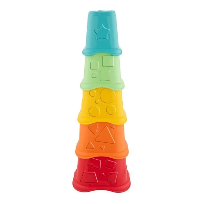 Пирамидка Chicco 2 in 1 Eco+ Stacking Cubes, пластик