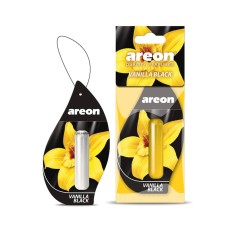 Aromatlaşdırıcı avtomobil üçün Areon Vanilla Black, asma
