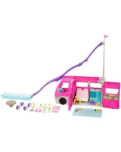 Kuklalar üçün nəqliyyat Mattel Barbie Dream Camper Vehicle Playset HCD46, 30.9x21.9x58 sm