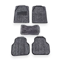 Комплект автомобильных ковриков avto615, черный/серый