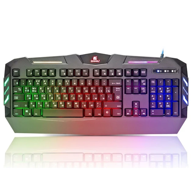 Клавиатура Defender Werewolf GK-120DL Wired Gaming Keyboard (45124) Клавиатура Defender Werewolf GK-120DL Wired Gaming Keyboard (45124)