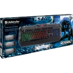 Клавиатура Defender Werewolf GK-120DL Wired Gaming Keyboard (45124)