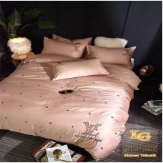 Yataq dəsti MiraNova LQ-004, yorğan üzü 200×230 sm, mələfə 245×250 sm, yastıq üzü 50×70 sm, avro, satin, bej