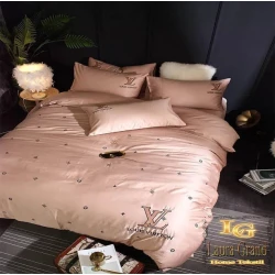 Комплект постельного белья MiraNova LQ-004, пододеяльник 200×230 см, простыня 245×250 см, наволочки 50×70 см, евро, сатин, бежевый