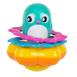 Игрушка для ванной Playgro Float And Toss Ring Stacker, разноцветная Игрушка для ванной Playgro Float And Toss Ring Stacker, разноцветная