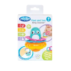 Игрушка для ванной Playgro Float And Toss Ring Stacker, разноцветная Игрушка для ванной Playgro Float And Toss Ring Stacker, разноцветная