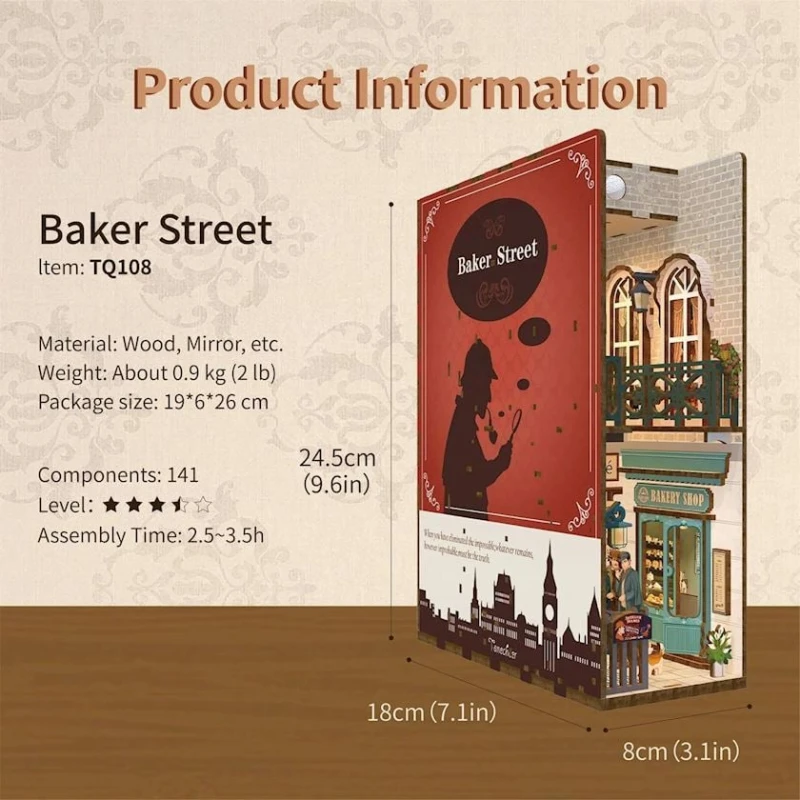 3D пазл Baker Street, 141 деталей