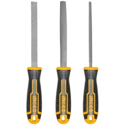 Набор напильников Ingco HKTFW0308, 3 шт, 200 мм Набор напильников Ingco HKTFW0308, 3 шт, 200 мм