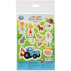 Наклейки Умка Синий трактор. Ферма, 120х180 мм Наклейки Умка Синий трактор. Ферма, 120х180 мм