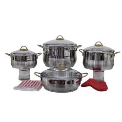 Qazan dəsti Anadolu Cookware SF-155, paslanmayan polad, gümüşü, 8 əşya