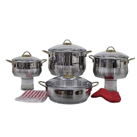 Qazan dəsti Anadolu Cookware SF-155, paslanmayan polad, gümüşü, 8 əşya Qazan dəsti Anadolu Cookware SF-155, paslanmayan polad, gümüşü, 8 əşya