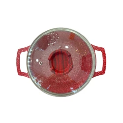 Наборы посуды для готовки Unique ZGH_00085, гранит, красный, 12 предметов