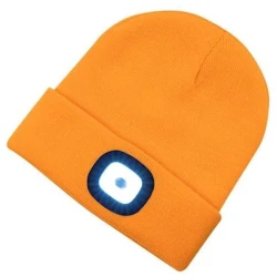 Шапка Ardon Boast, акрил, оранжевая, one size.