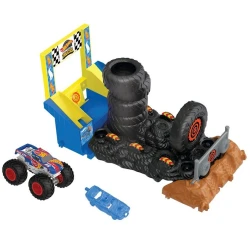 Oyun dəsti Hot Wheels Monster Trucks Smasher Race Ace HNB89, 4+ yaş