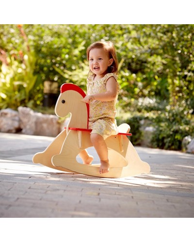 Yelləncək-oyuncaq Hape Grow-With-Me Rocking Horse, taxta