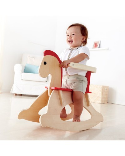 Yelləncək-oyuncaq Hape Grow-With-Me Rocking Horse, taxta