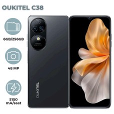 Smartfon Oukitel C38 6GB/256GB Black (6931940742900)