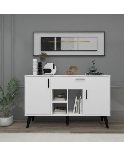 Komod Ev Plus Tino, LDSP, 135x40x83 sm, ağ