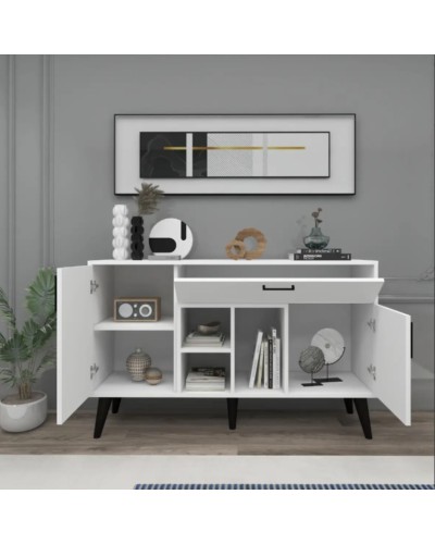 Komod Ev Plus Tino, LDSP, 135x40x83 sm, ağ